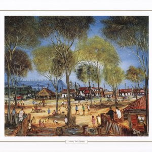 Mining Town Sunday 38X55cm